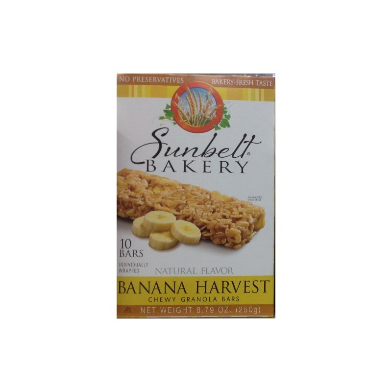 Sunbelt Bakery Banana Oat Chewy Granola Bars, 80 Count