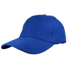 Gelante Plain Blank Baseball Caps Adjustable Back Strap Wholesale Lot 6 Pack - 001-Royal Blue-6Pcs