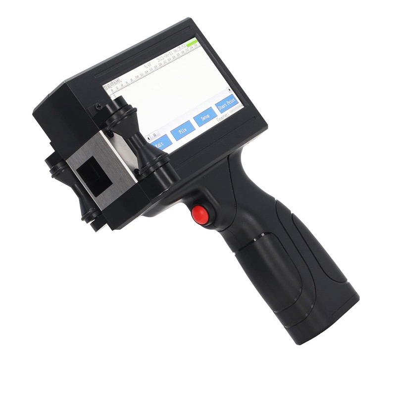 Handheld Inkjet Printer, Portable Intelligent Handheld Printer with LED Touch