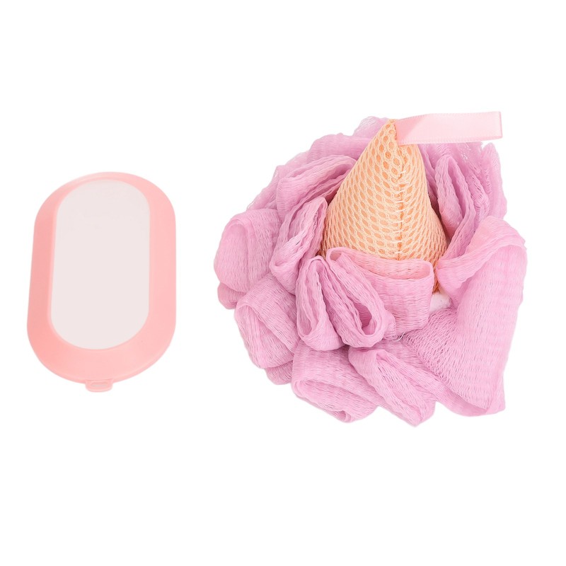 Bath Shower Scrubber Hair Eraser Sponge Deep Cleansing Fine Mesh
