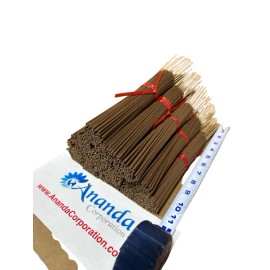 Ananda Corporation PREMIUM UNSCENTED 11" Incense Sticks Exotic Natural (Brown) Punk Incense Making - 1 Bundle