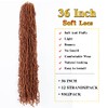 Shoobidoo 6Packs 36 Inch New Soft Locs Crochet Hair 350#