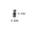 Levemolo 10pcs Flute Open Hole Key Plugs for Musicians Portable