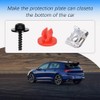 Zufoty 8PCS Lower Engine Cover Bolt Pin Screws, Radiator Engine
