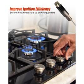 EMIHO 5Pcs Piezoelectric Fire Wire Copper Cap Electronic Igniter Fit for Gas Oven Burner Gas Stove Gas Heater Outdoor Heater, Spray Stove Accessories,Electronic Igniter Replace GMP-499-1