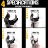 DSBYKJ-12 lnches Universal Adjustable Wrench Set, 4-Size Quick-Release Multi-Tool, 15-25mm