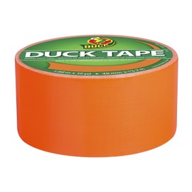 Duck Duck Brand 1265019 Color Duct Tape, Neon Orange, 1.88 Inches x 15 Yards, Single Roll