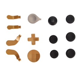 Replacement Thumbsticks Kit for X One Elite Series 2 Controller Core Model 1797, High Sensitivity Programmable Push Buttons on Metal Back for Gaming, with