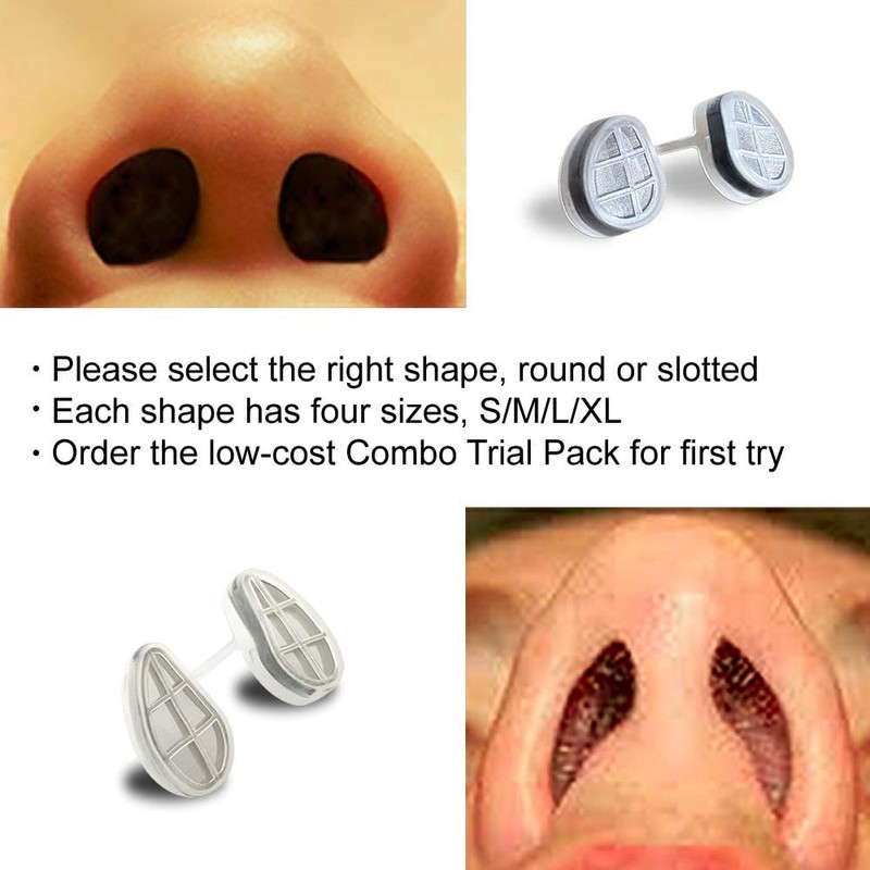 WoodyKnows Ultra-Breathable Nasal Filters with 12 Pairs of Replacement Filters(Narrow,