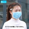 Panda Family Rubber Face Shield, Transparent, Movable, Splash Prevention, Nursing,