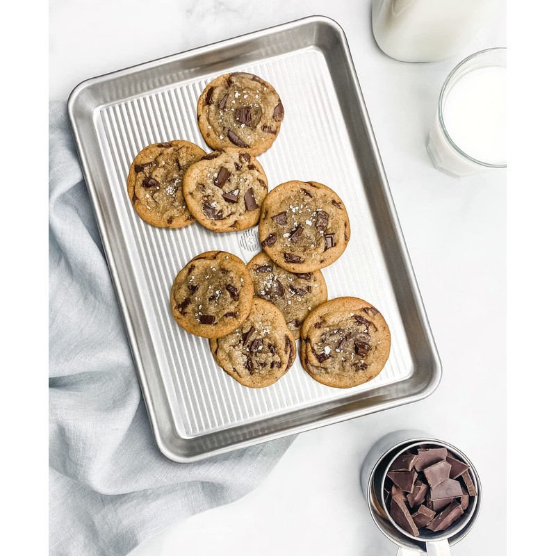 USA Pan Bakeware Nonstick Quarter Sheet Pan, Baking Sheet Aluminized