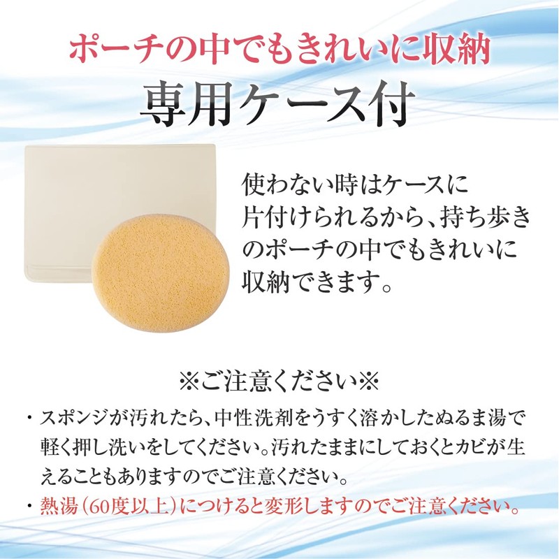 Foundation Sponge with Water for Summer Cake (Portable Case Included,