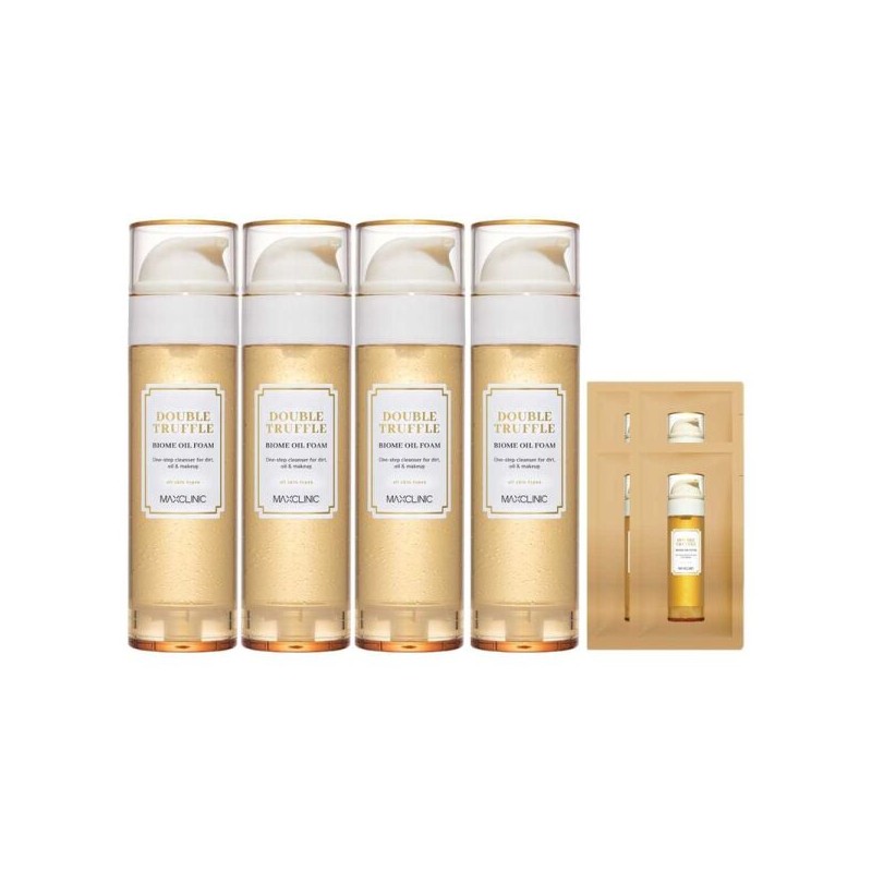 Maxclinic 홈쇼핑 최신상 맥스클리닉 오일 폼 클렌징 더블 트러플 바이옴