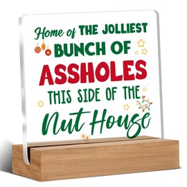 Funny Christmas Gifts, Coworker Gifts for Christmas, Office Christmas Decorations, Christmas Gift Ideas, Christmas Desk Decor 4 x 4 Inches