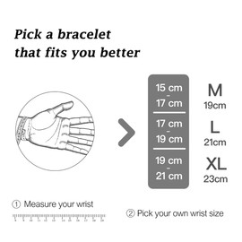 HEIX Mens 2 Layered Braised Leather Bracelet Magnetic Stainless Steel Clasp in Black Gift Idea for Men & Boys Jewelry(19cm, Brown)