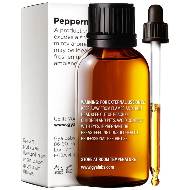 Gya Labs Peppermint Essential Oil - 1.02 Fl Oz -
