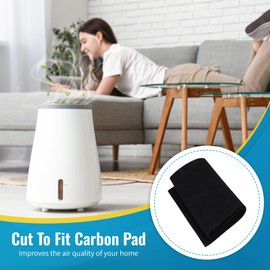 CFS 3-PACK Cut-to-Fit Carbon Pad 16 x 48 inches for Air Filters Charcoal Sheet fits Air Purifiers Range Hoods Furnace Filters removes Odor V O C Parts Accessories Replacement Replenishment and more