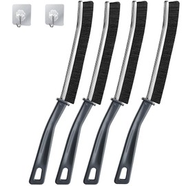 4 Pcs Multi Crevice Cleaning Brush, Gap Cleaning Brush, Bathroom Gap Brush, Window Groove Cleaning Brush, Grout Cleaner Scrub Brush, Household Hard Bristle Crevice Cleaning Tool Bathtub Kitchen