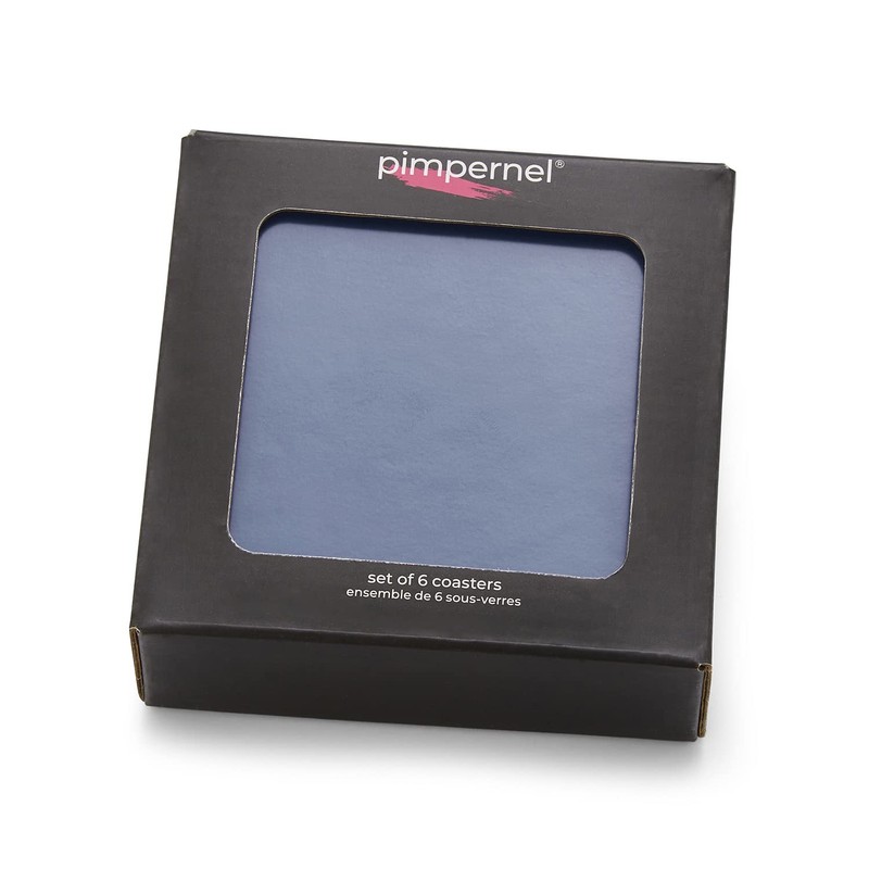 Portmeirion Home & Gifts Harbour Blue Coasters Set of 6,
