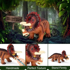 Kissdream 7 Piece Jumbo Dinosaur Toys Big Dinosaur Toy for Boys Realistic Giant Dinosaur Toys for Kids 3-5 - Perfect Dinosaur Gifts for Kids