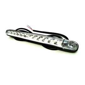 MelTruck LED Rear Lights Set 12 V 24 V Trailer 257 x 26.8 mm with Indicator Brake Light Reversing Light Rear Fog Light for Truck Trailer (Reversing Light, Rear Fog Light, 1 Piece)
