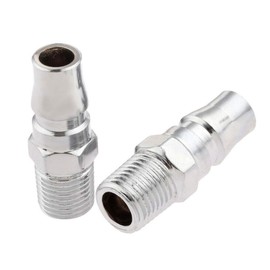 Air Coupler BE-TOOL PM40-1/2" BSP Airline Connectors Quick Release Male Air Hose Fitting for Compressor Tools (Pack of 2)