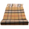 TigerTie - Fine Designer Scarf Checked Pattern - Cashmink Fabric