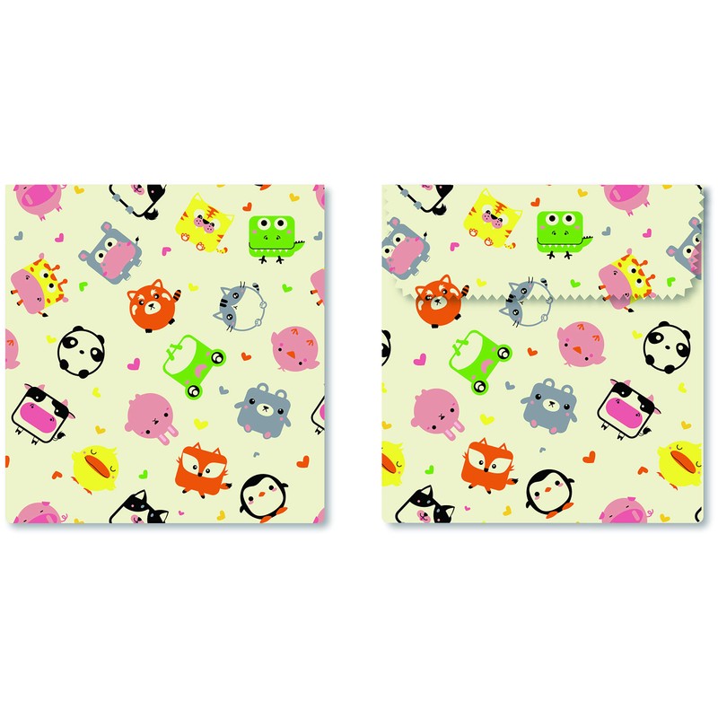 Tala Reusable Beeswax Food and Snack Bags, Zero Waste Patterned