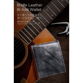 GRACIA Men's Bridle Leather Bifold Wallet, Allows You To Put Out Coins Without Opening Your Wallet, Genuine Leather, Large Capacity, Box-shaped Coin Purse, Braun