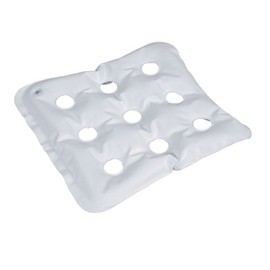 Homecraft Inflatable Seat Cushion (Eligible for VAT Relief in the UK) 45.5 x 45.5 cm Air Cushion Support, Increase Comfort In Chair or Wheelchair, Easy to Inflate, Use at Home or Work, Injury Recovery