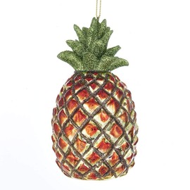 Kurt Adler 4.75" NOBLE GEMS GLASS PINEAPPLE ORNAMENT