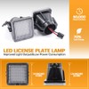 2 Pieces LED License Plate Light Assembly Lamp Replacement for