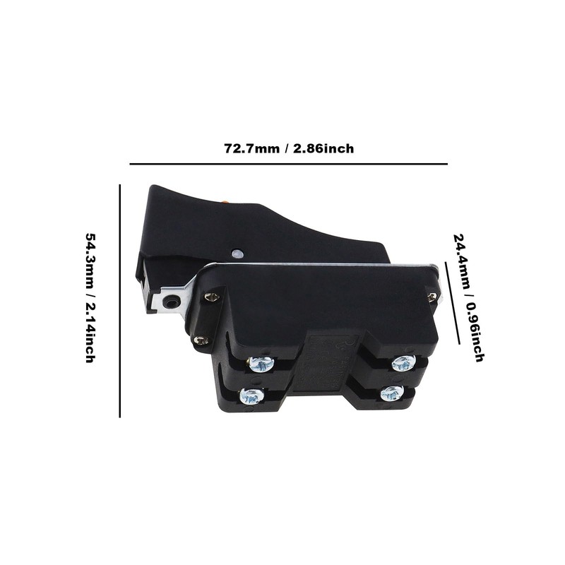 YINETTECH Angle Grinder Switch Replacement Switch Trigger Compatible with Blaukraft