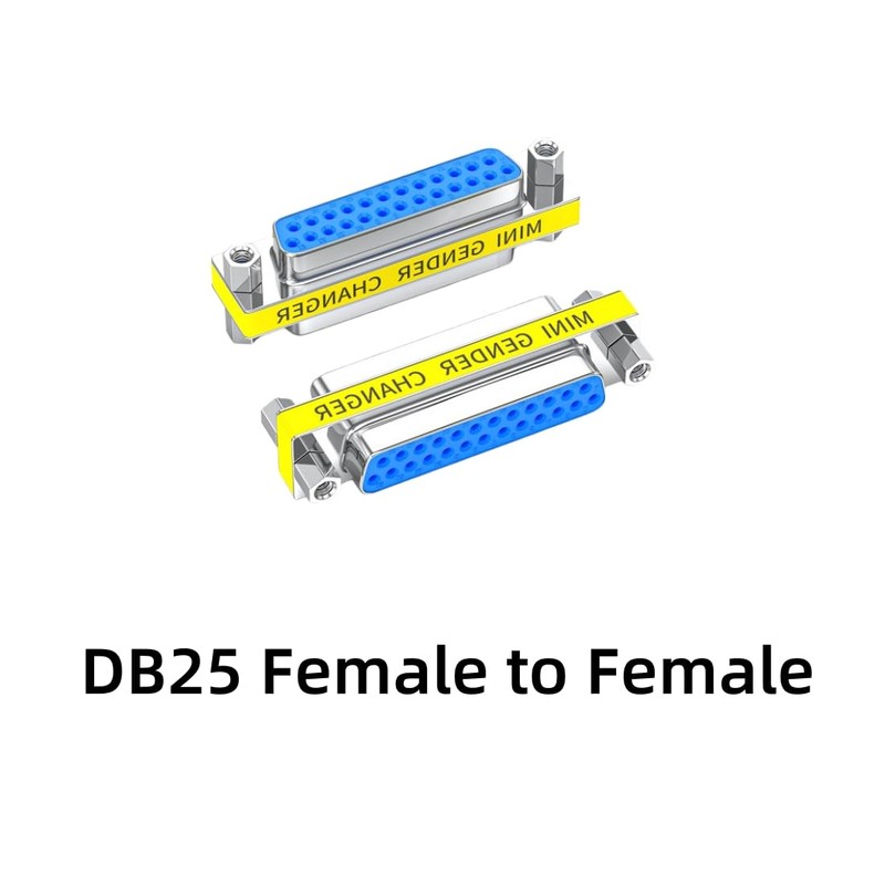 LuoQiuFa 2 Pack Rs232 Serial Cable 25 Pin DB25 Female