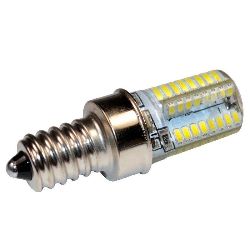 HQRP 4-Pack E12 Base 64 SMD3014 LED Light Bulbs AC