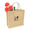 Deercars 3001QE0010 Embroidered Jute Bag (M) - Lisa and Gaspard,