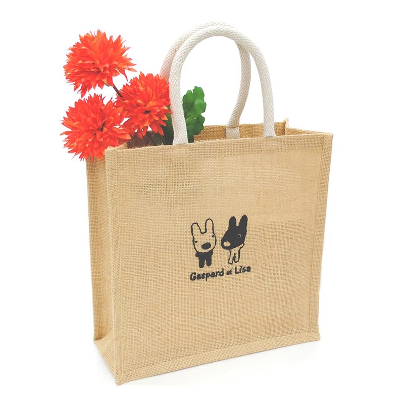 Deercars 3001QE0010 Embroidered Jute Bag (M) - Lisa and Gaspard,