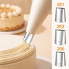 3 Pcs Large Icing Tips, Stainless Steel Big Piping Tips