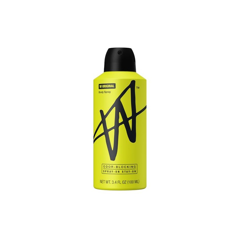 W By Jake Paul Body Spray for Men, Odor Blocking,