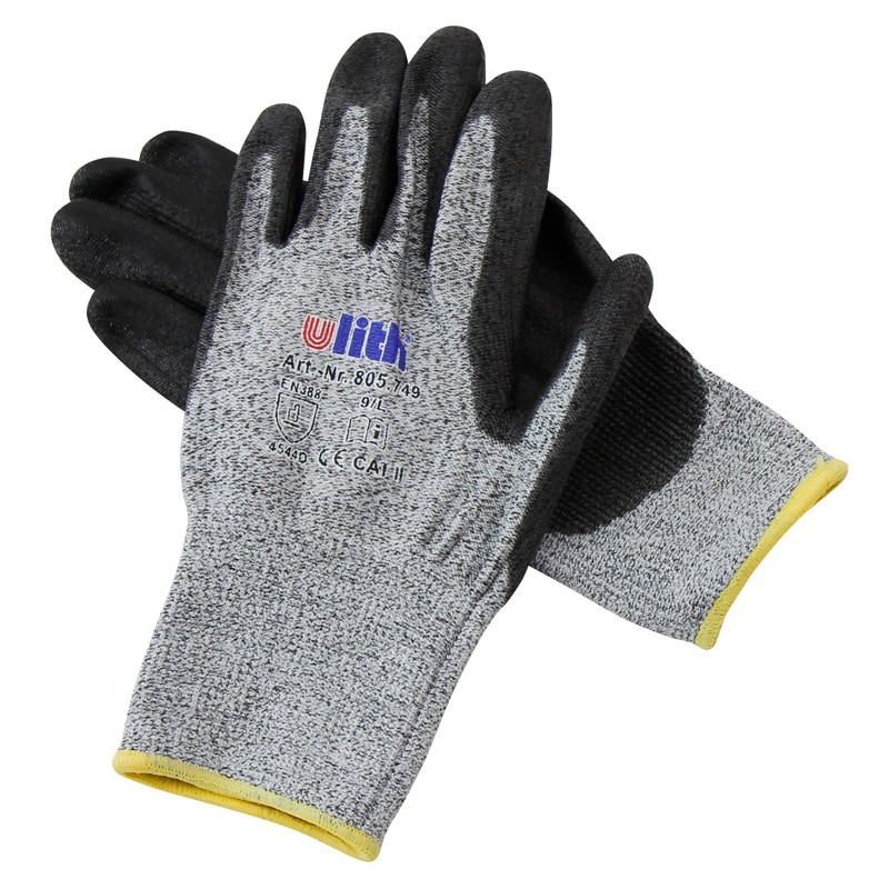 Ebyreo – TRADE® Cut-Resistant Gloves PU Coated, Protection Class 5