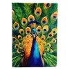Peacock Garden Flag
