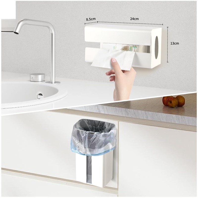 UMJCWELL Kitchen Paper Holder, Magnet, Tissue Case, Magnet, Paper Towel