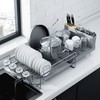 Kitsure Large Dish Drying Rack - Extendable Dish Rack, Multifunctional