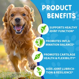 Joint Aid & Relief for Dogs, Dog Joint Aid Liquid Drops, Promote Healthy Joints, Reduce Inflammation, Restore Cartilage - 60 ml
