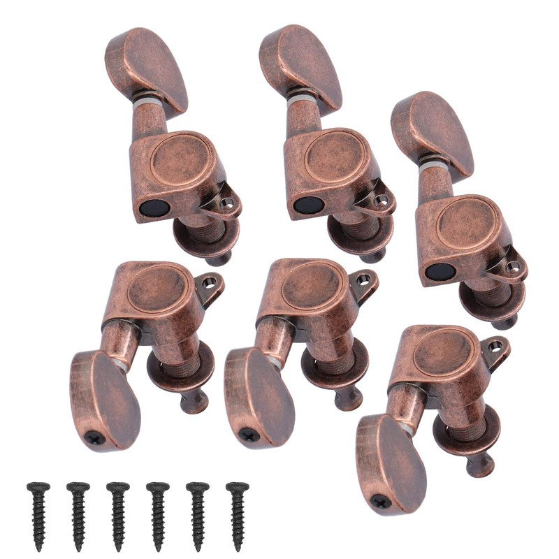Acoustic Guitar Closed String Tuning Pegs 3L 3R Tuning Key