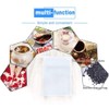 T&B 100 Pcs Disposable Empty Bags 15*20 Line Tea Bags