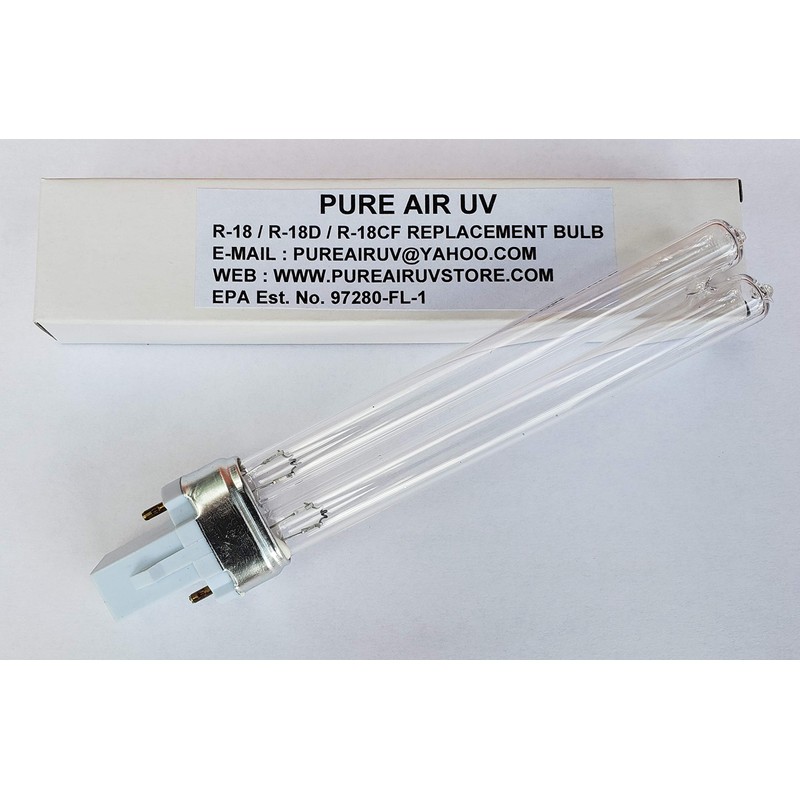PureAirUV Original TUV PL-S 9W 2 Pin UV-C Germicidal Bulb
