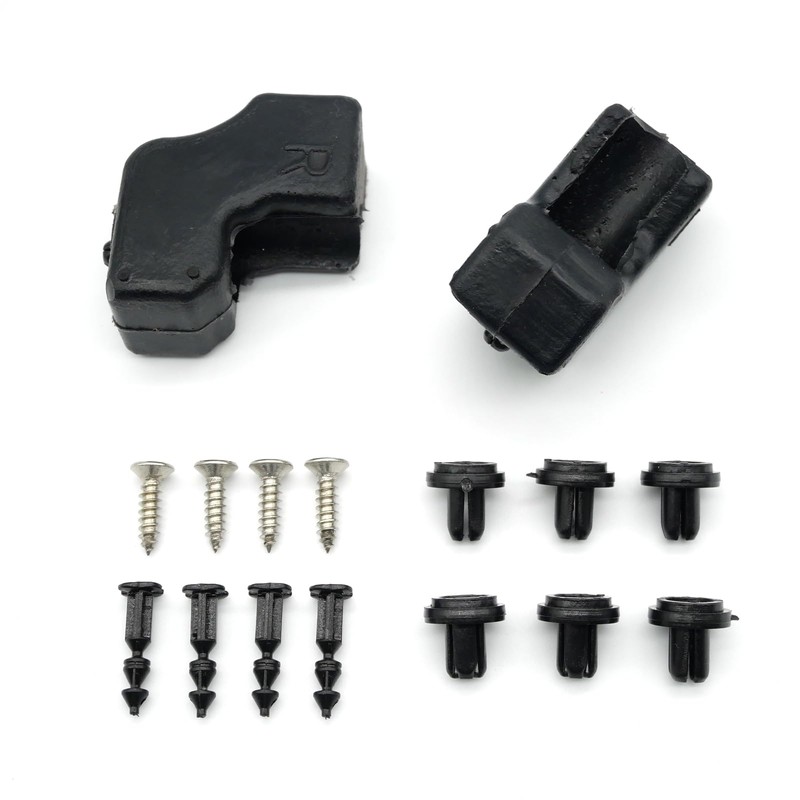 Fonbayon 2Pcs Left & Right Tailgate Stop Rubber Bumper Upper
