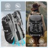RAINSMORE Hiking Backpack 40L Foldable Lightweight Rucksack for Men with