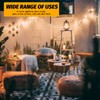 3.94 Inch Wooden Light Stand Base Colorful LED Lights Display